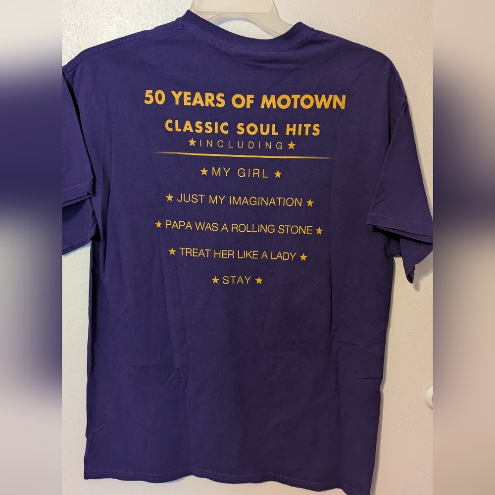 The Temptations 50th Anniversary T-Shirt Purple EUC - Picture 2 of 8